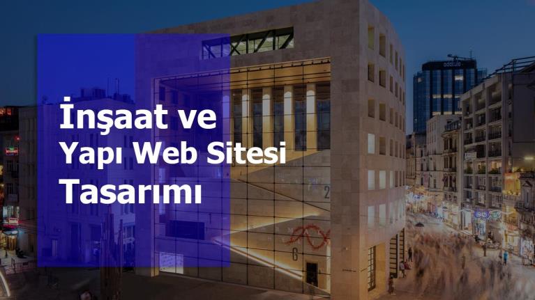 İnşaat Web Sitesi ve Yapı Web Sitesi Tasarımı